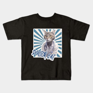 Doctor Cat Kids T-Shirt